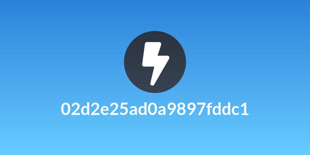 02d2e25ad0a9897fddc1