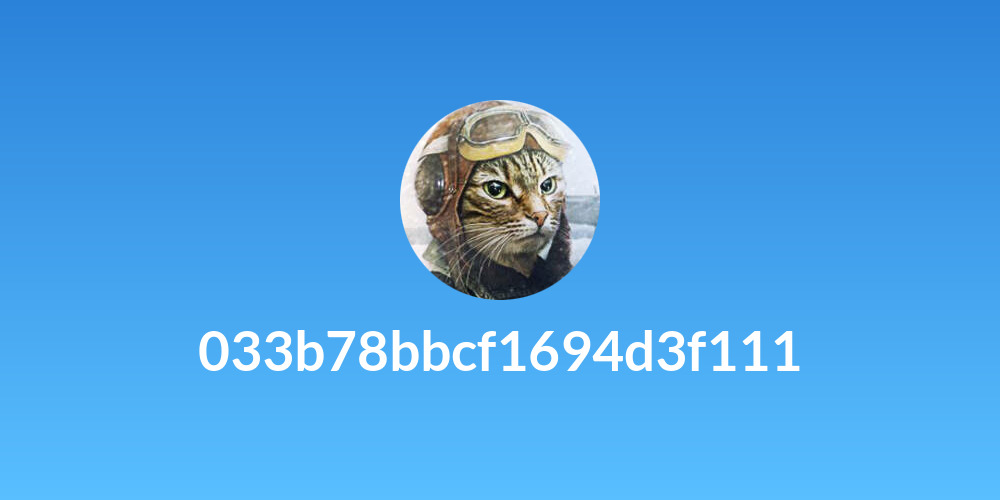 033b78bbcf1694d3f111