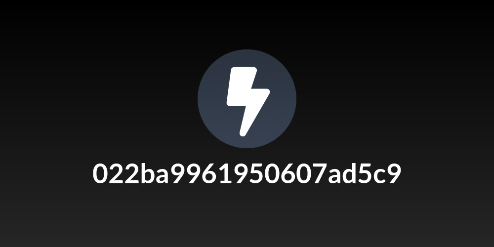 022ba9961950607ad5c9