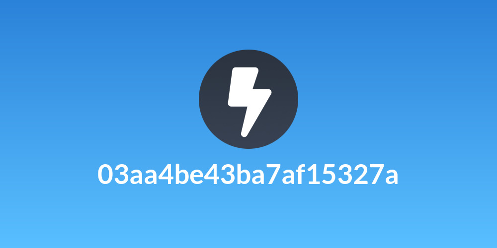 03aa4be43ba7af15327a