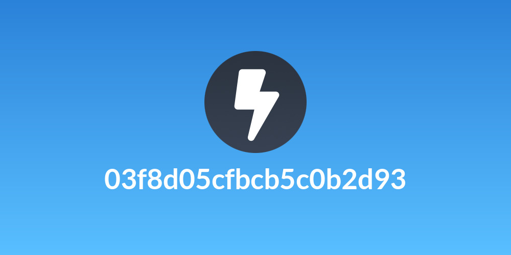 03f8d05cfbcb5c0b2d93