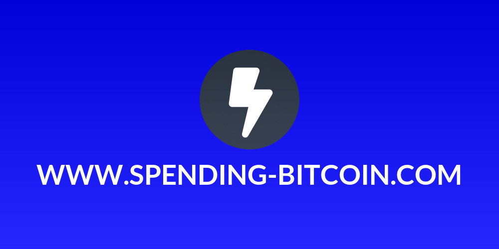 WWW.SPENDING-BITCOIN.COM