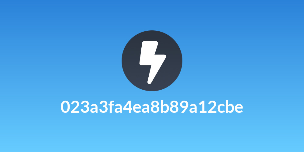 023a3fa4ea8b89a12cbe
