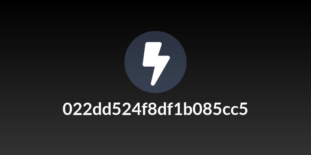 022dd524f8df1b085cc5