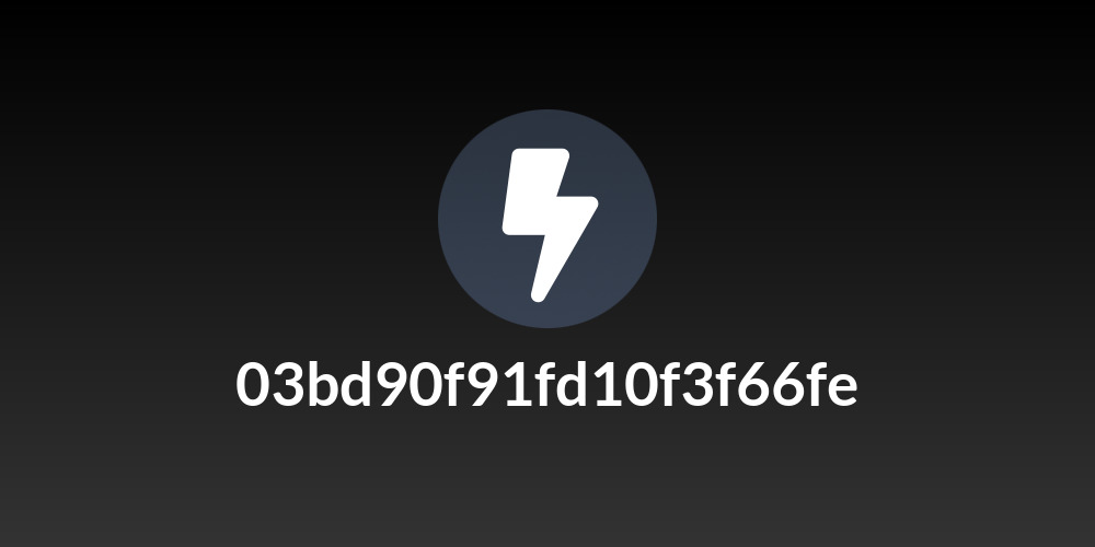 03bd90f91fd10f3f66fe