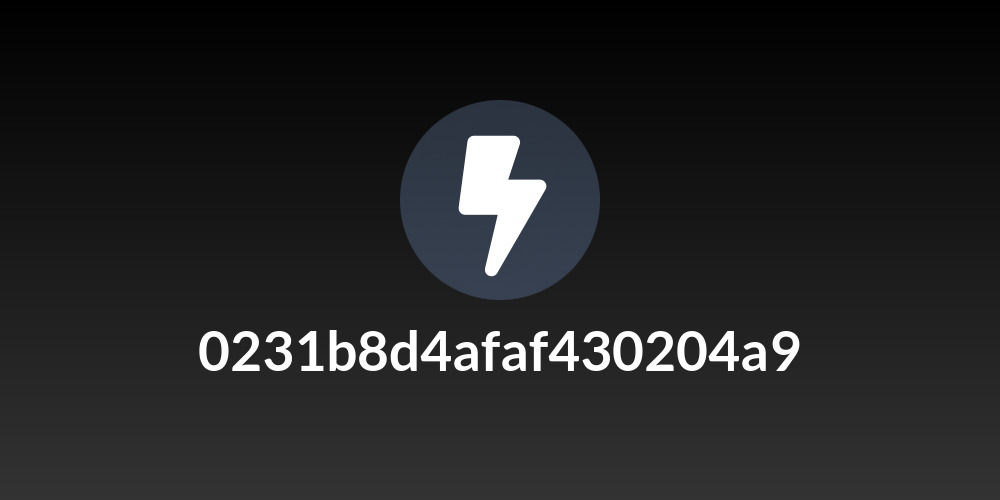 0231b8d4afaf430204a9