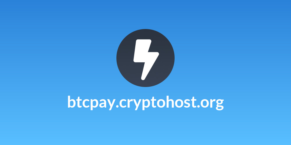 btcpay.cryptohost.org