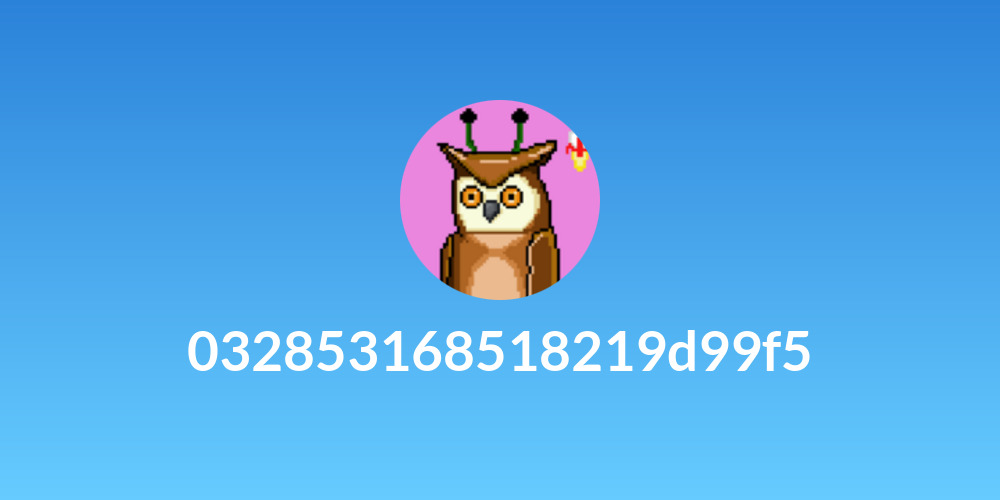 032853168518219d99f5