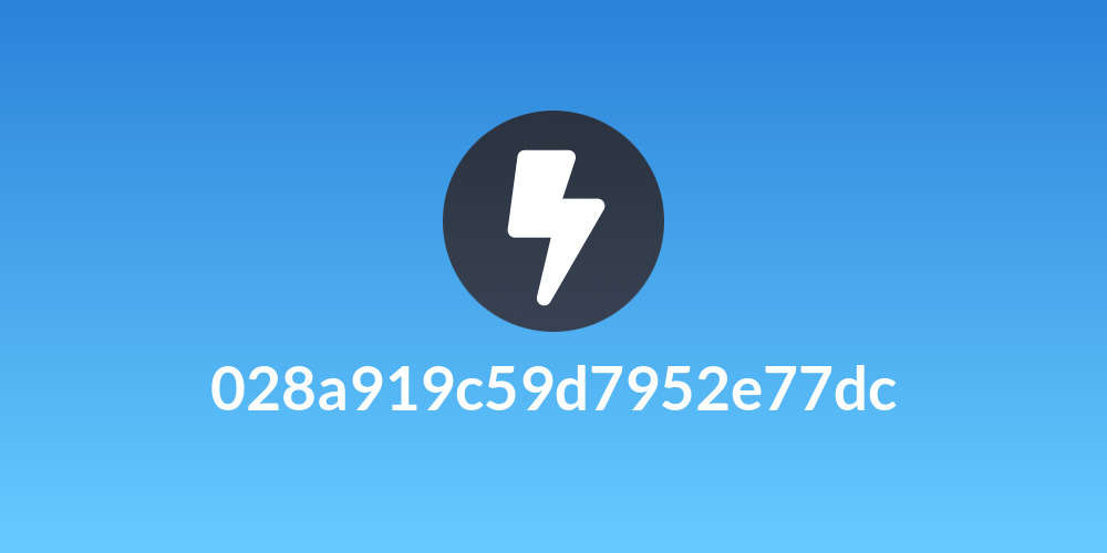 028a919c59d7952e77dc