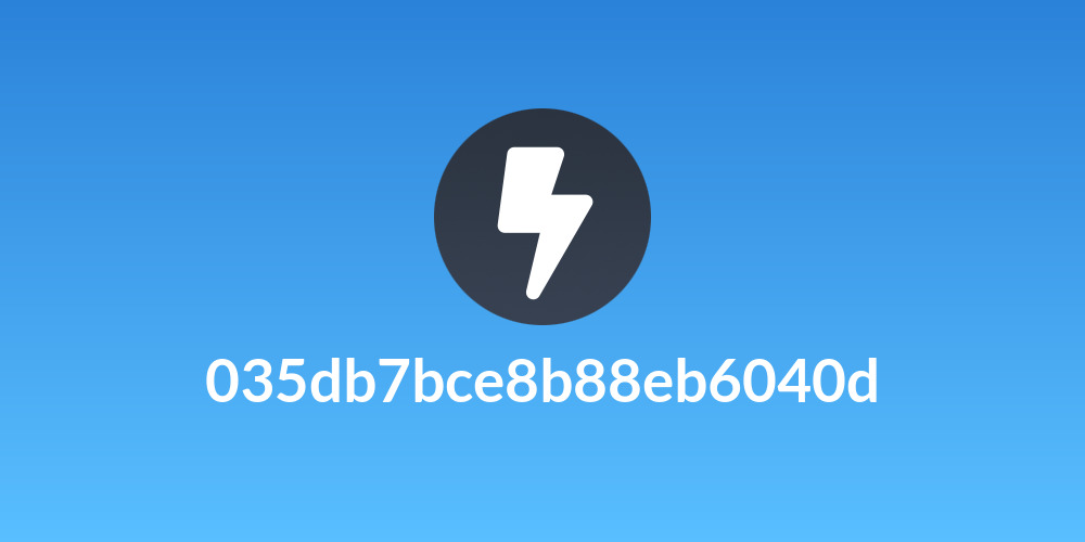 035db7bce8b88eb6040d