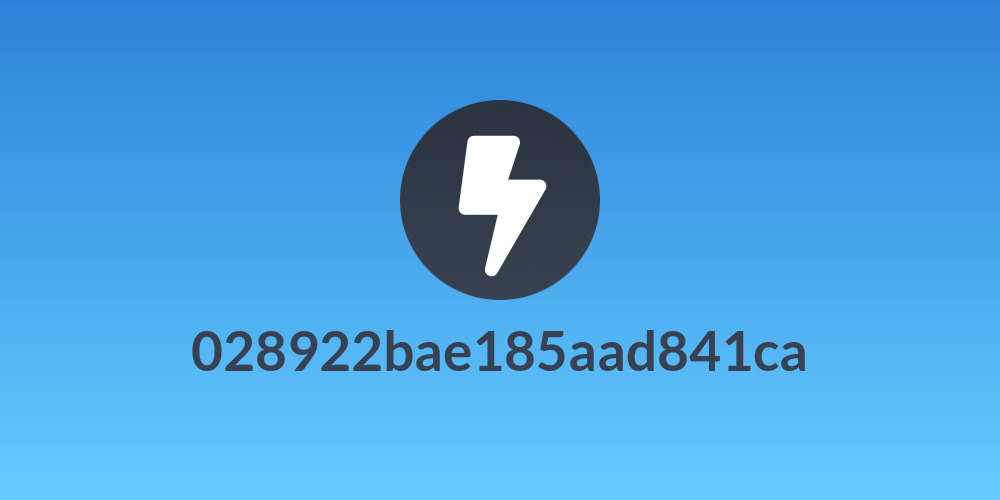 028922bae185aad841ca