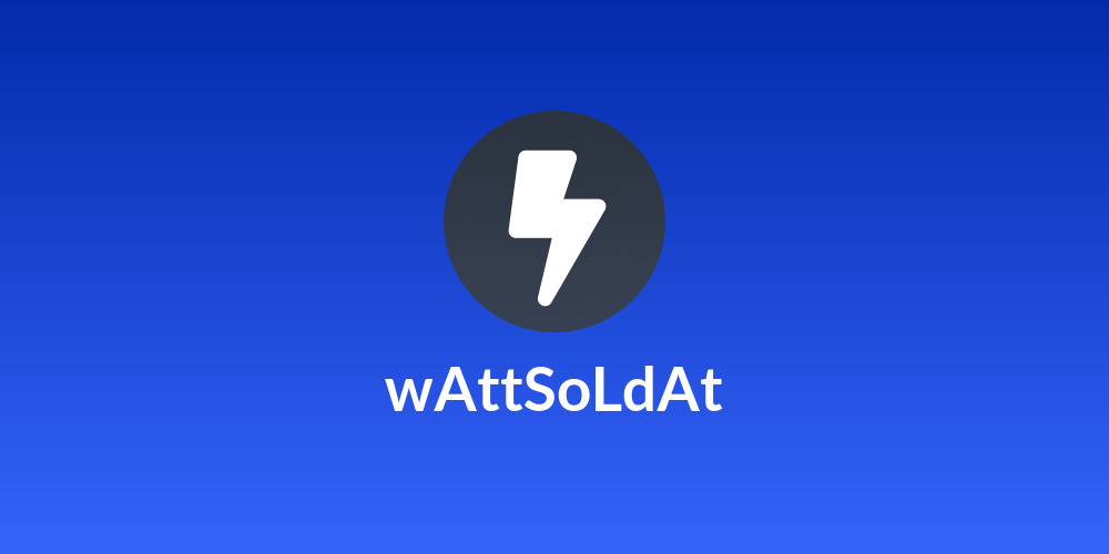 wAttSoLdAt