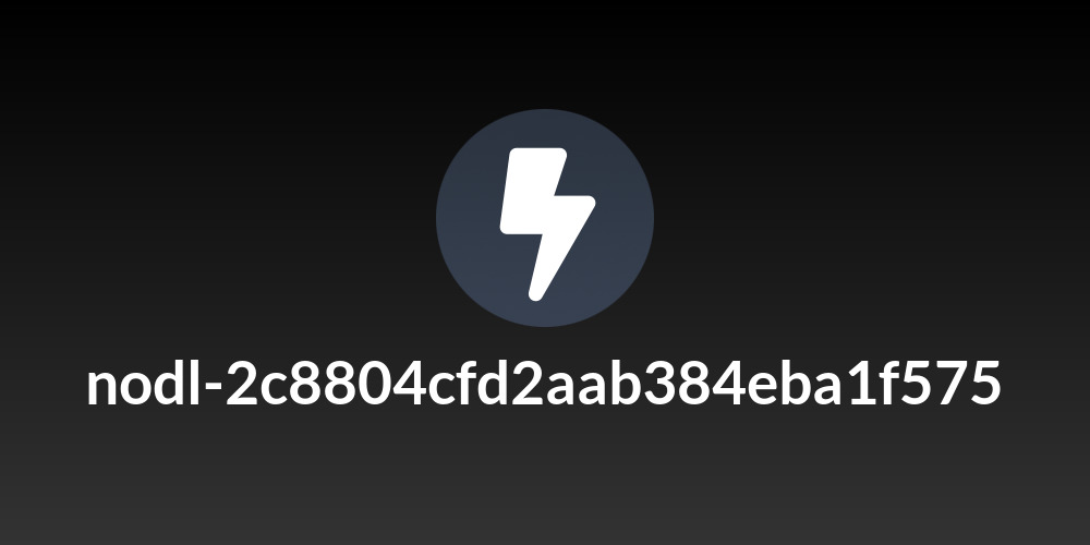 nodl-2c8804cfd2aab384eba1f575