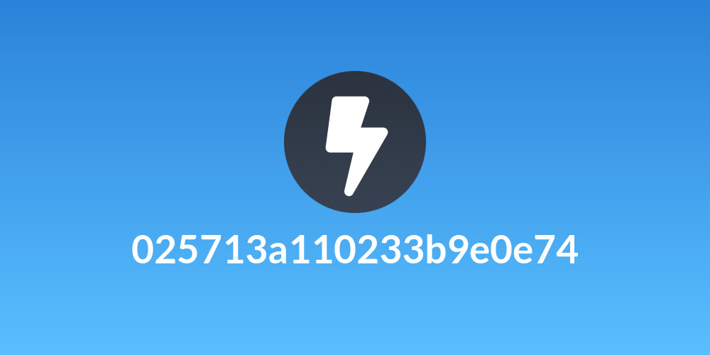 025713a110233b9e0e74