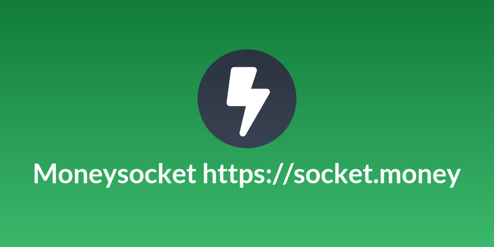 Moneysocket https://socket.money