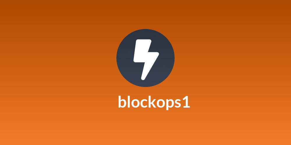 ⚡️🌎️ blockops1 🚀️