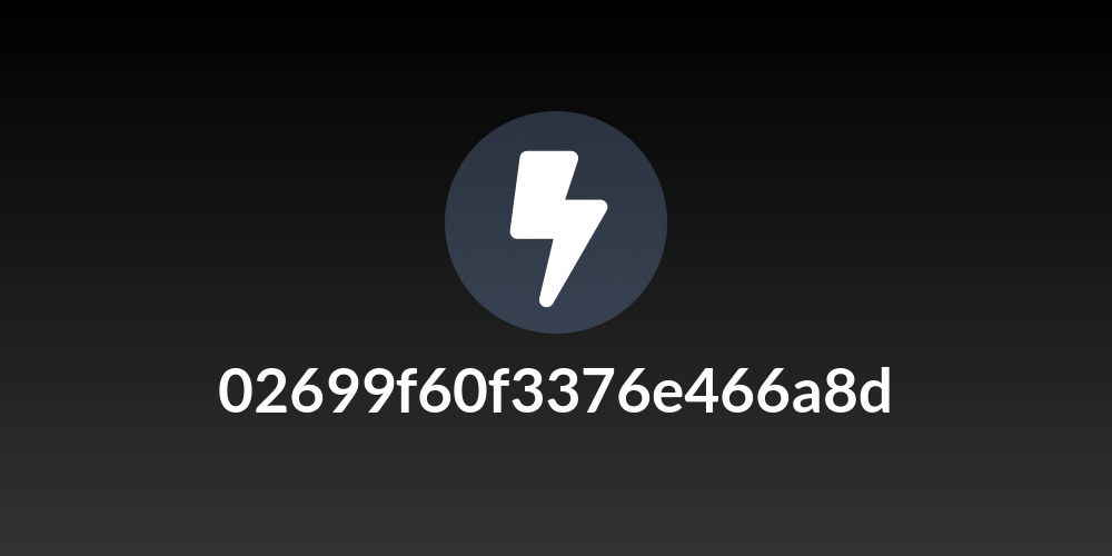 02699f60f3376e466a8d