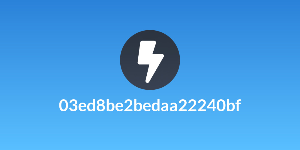 03ed8be2bedaa22240bf