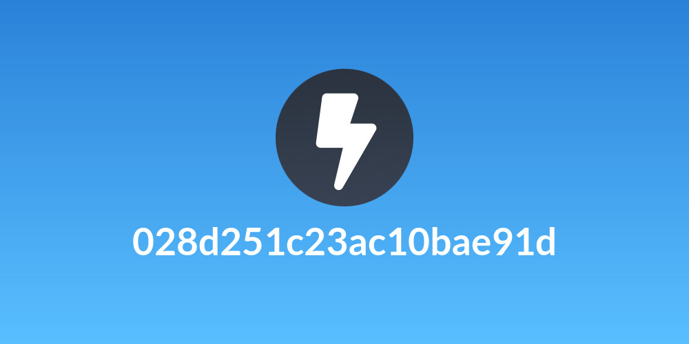 028d251c23ac10bae91d