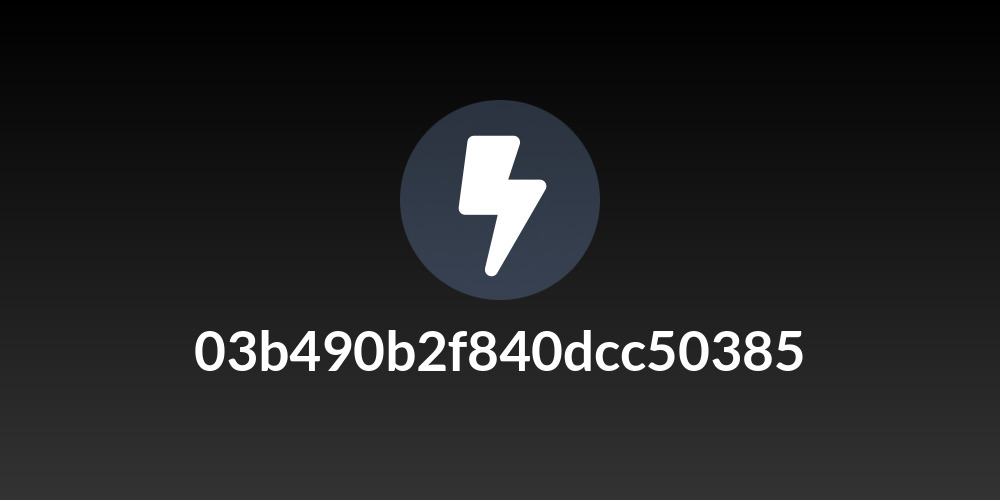 03b490b2f840dcc50385