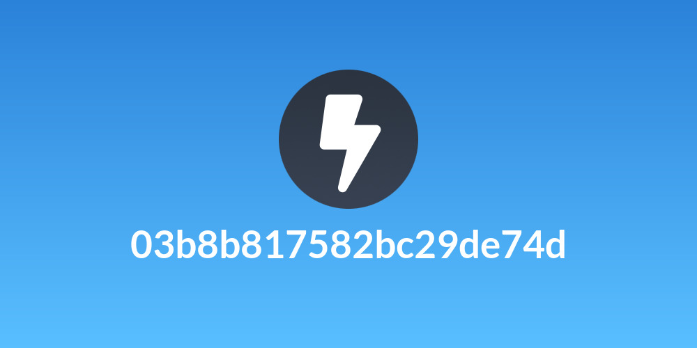03b8b817582bc29de74d