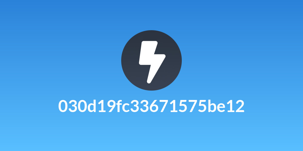 030d19fc33671575be12