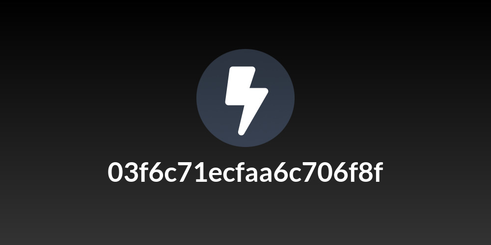 03f6c71ecfaa6c706f8f