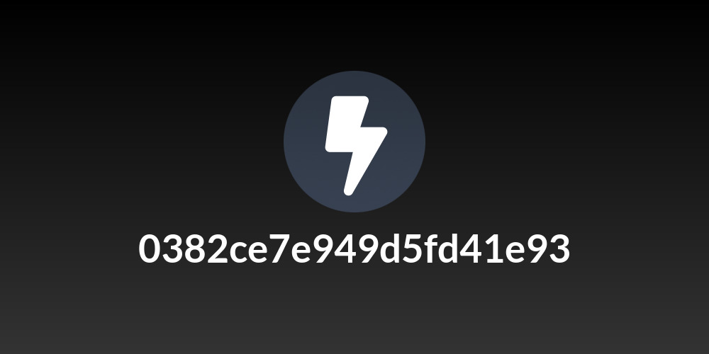 0382ce7e949d5fd41e93