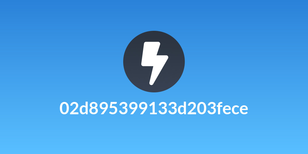 02d895399133d203fece