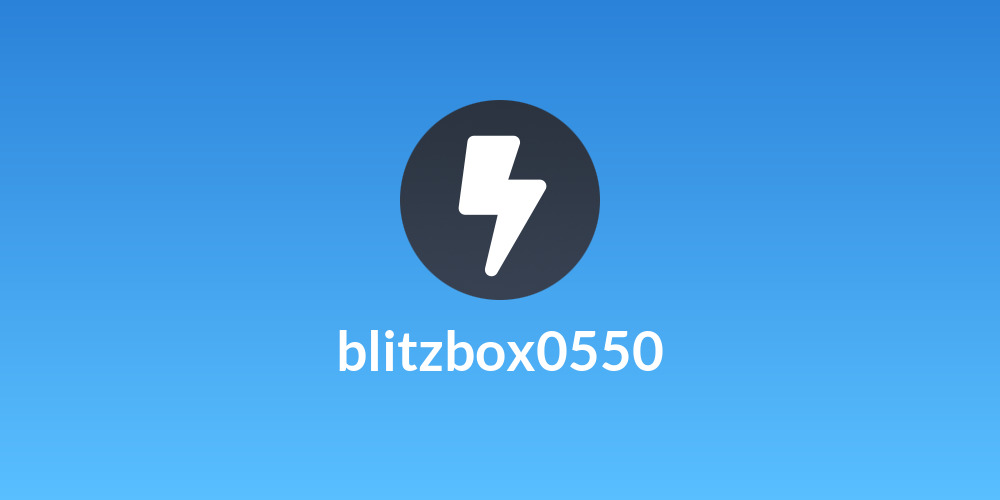 blitzbox0550