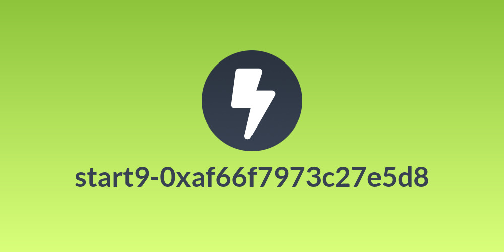 start9-0xaf66f7973c27e5d8