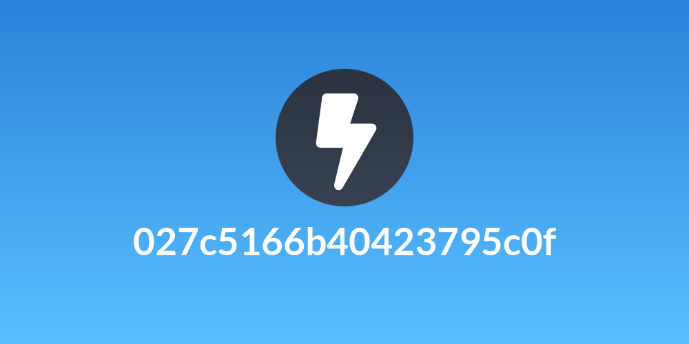 027c5166b40423795c0f