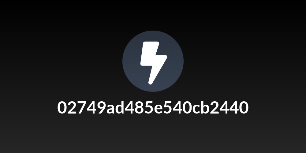 02749ad485e540cb2440