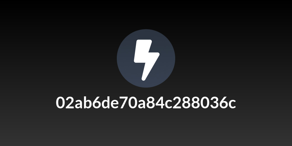 02ab6de70a84c288036c