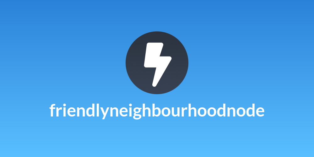 friendlyneighbourhoodnode