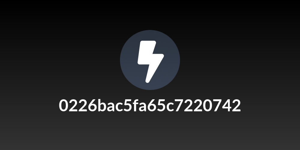 0226bac5fa65c7220742