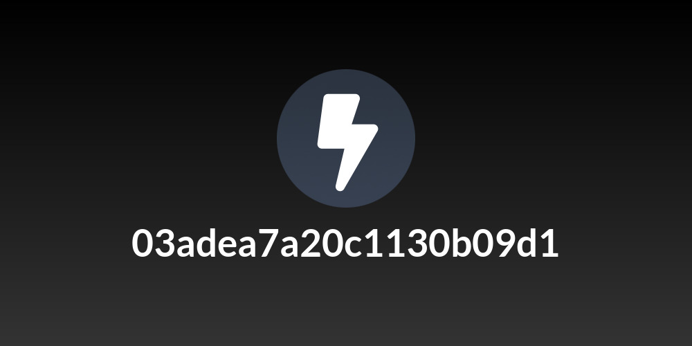 03adea7a20c1130b09d1