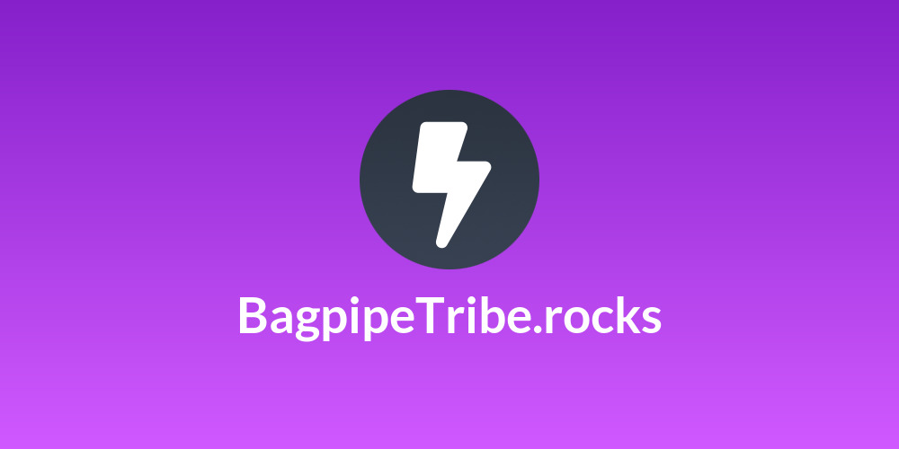 BagpipeTribe.rocks