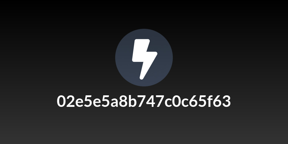 02e5e5a8b747c0c65f63