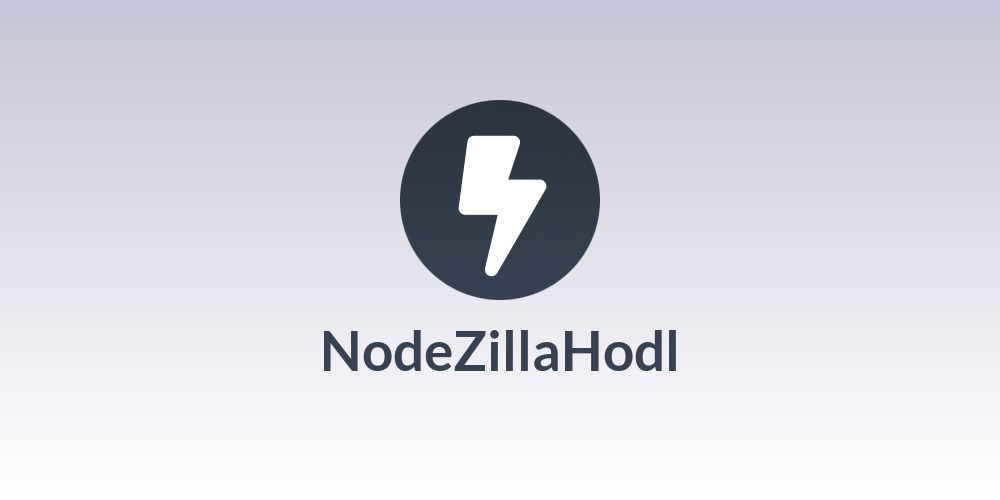 ⚡NodeZillaHodl⚡