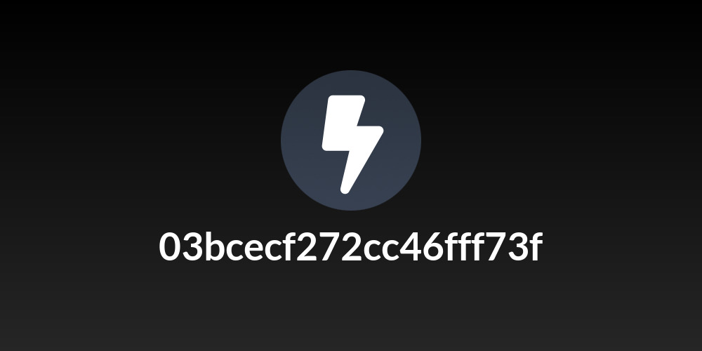 03bcecf272cc46fff73f