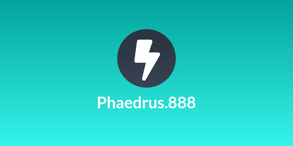 Phaedrus.888