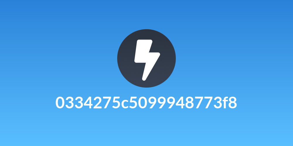 0334275c5099948773f8