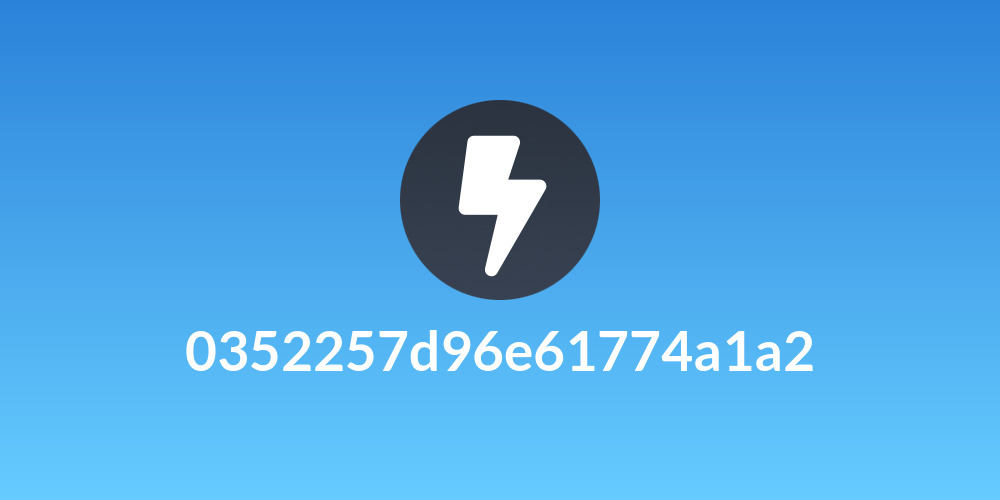 0352257d96e61774a1a2