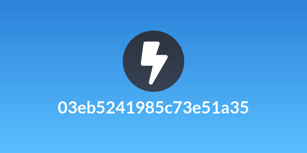 03eb5241985c73e51a35