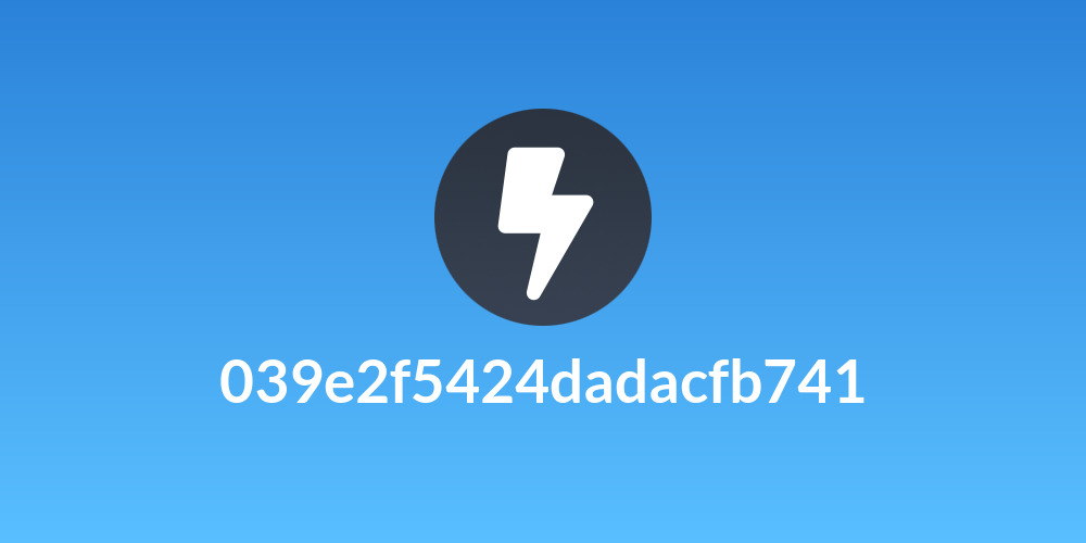 039e2f5424dadacfb741