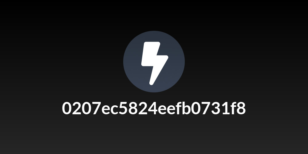 0207ec5824eefb0731f8