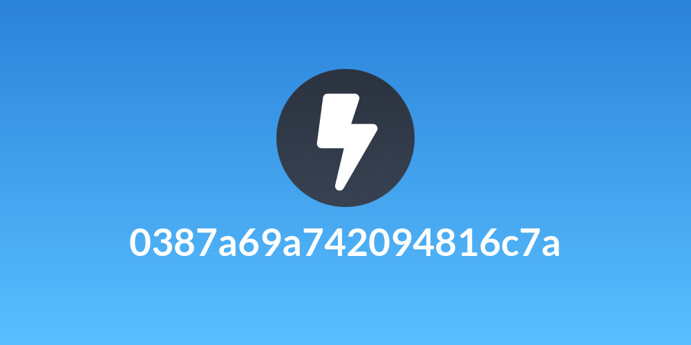 0387a69a742094816c7a