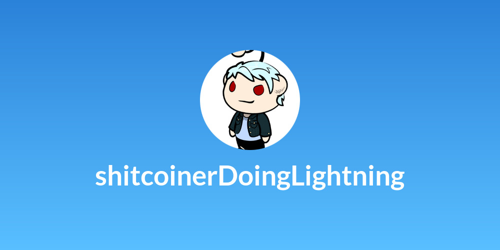 shitcoinerDoingLightning