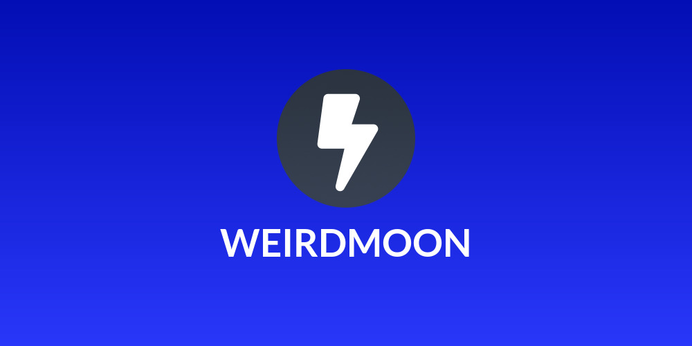 WEIRDMOON